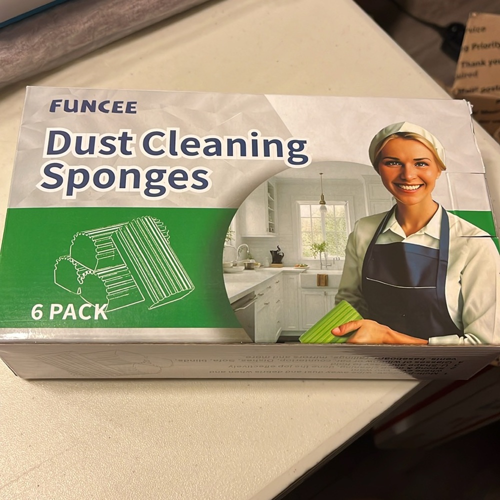 Just cleaning sponges six pack brand new in the box